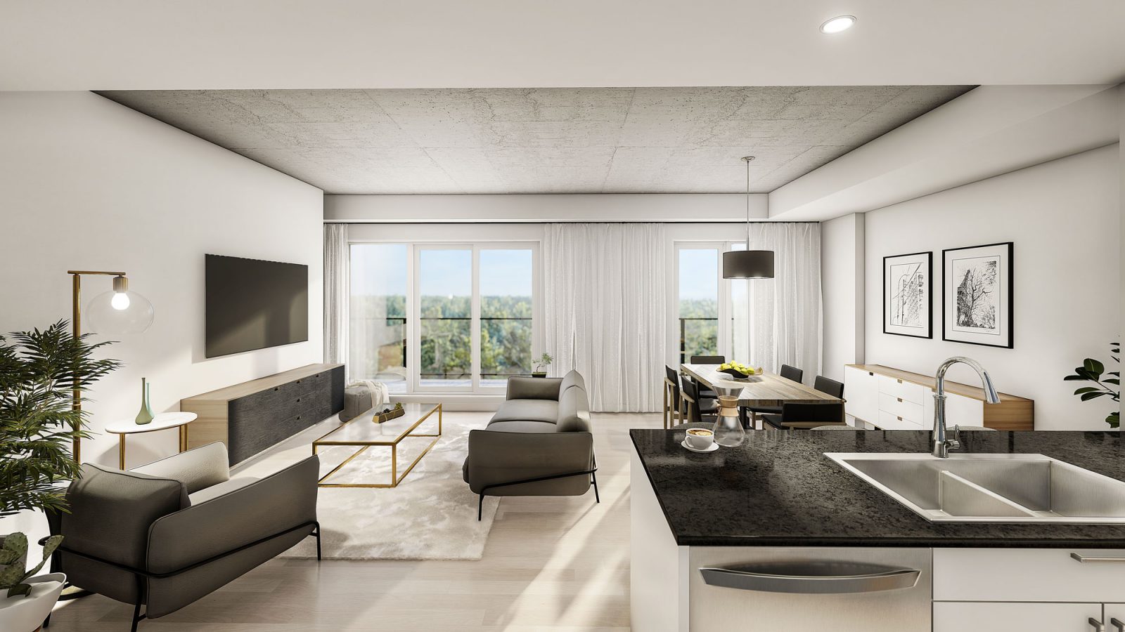 LOGES SaintNicolas Appartements de style condo à louer à Lévis